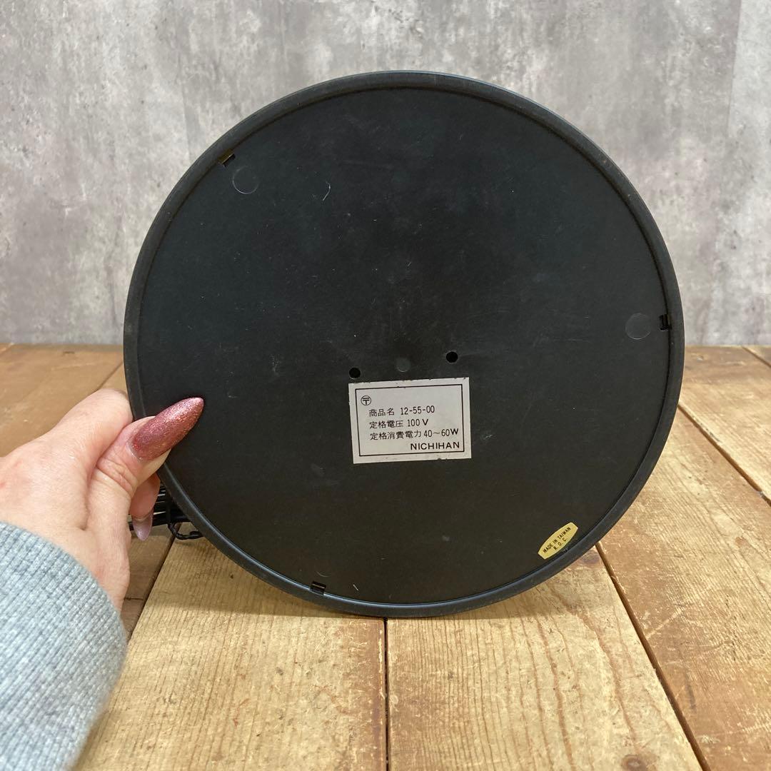 D-2 【美品】アンティーク調 タッチセンサー式 テーブルランプ ゴールド×フロ