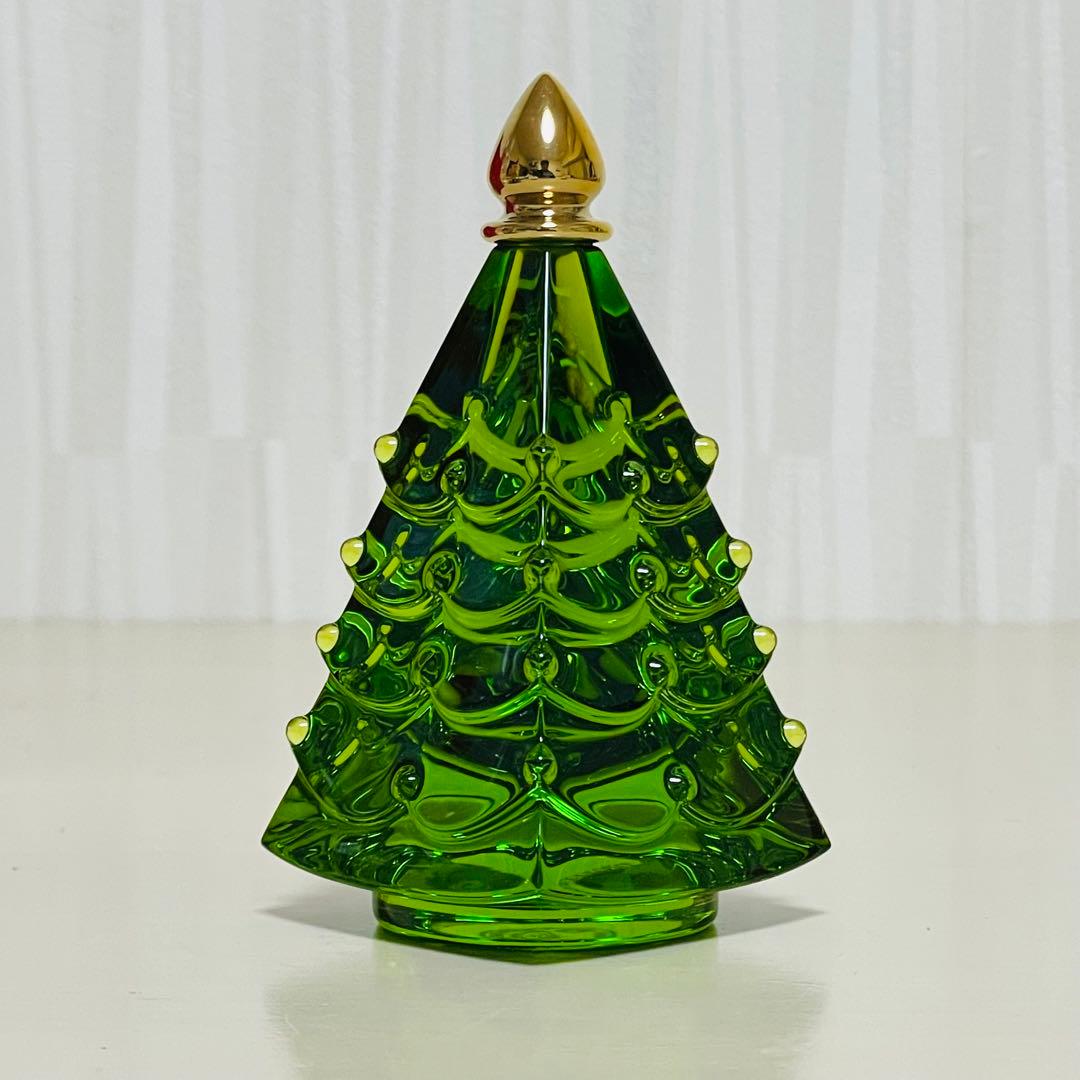 Baccarat バカラ クリスマスツリー 置物 フィギュリン グリーン ノエル
