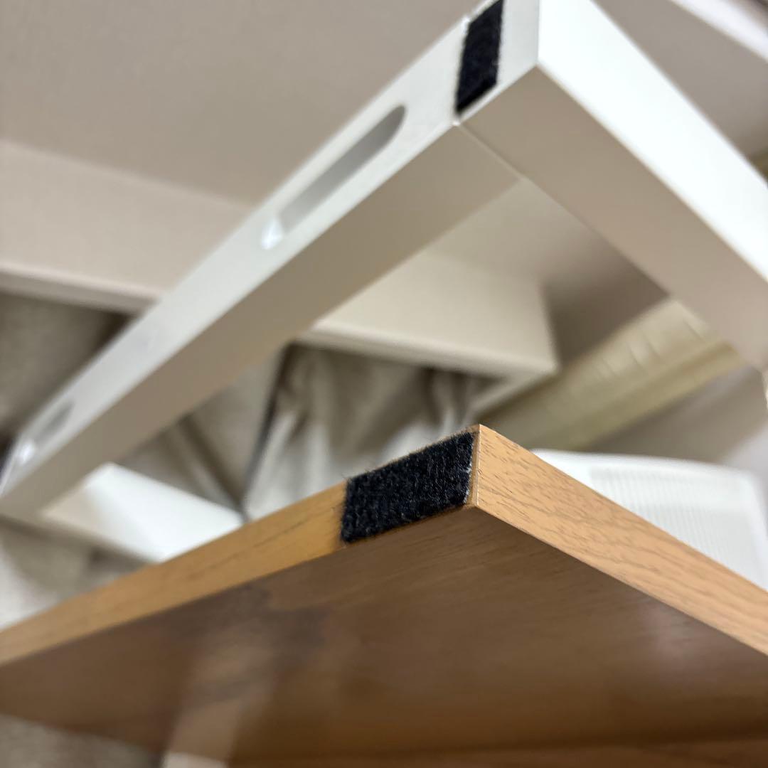 壁掛けラック ホワイト ラダーシェルフ　チェスト