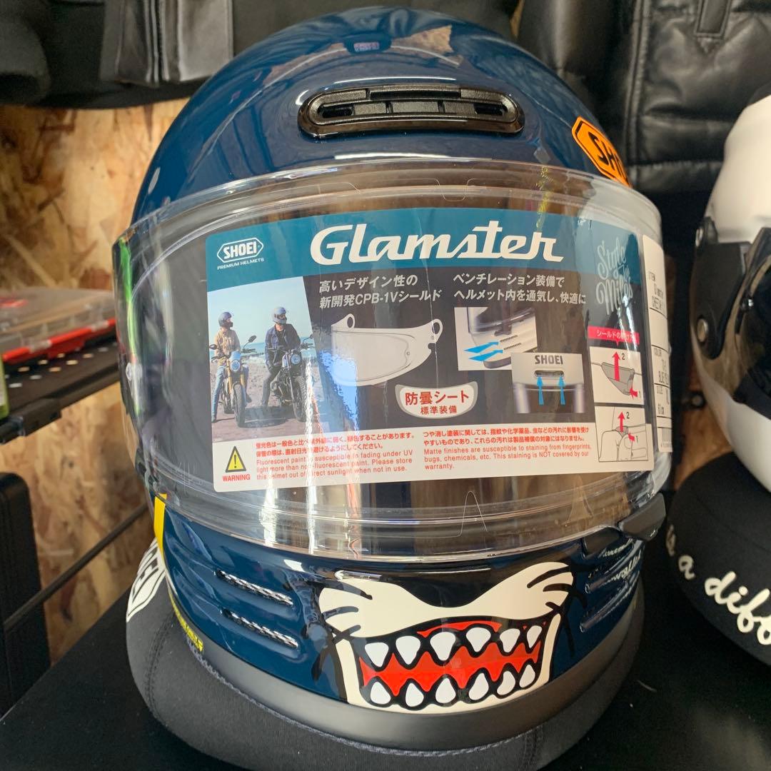 SHOEI Glamsterフルフェイスヘルメットチーターガラスコーティング済み