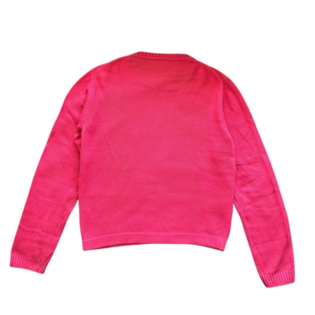 【スズ】ベルサーチ　Versace メデューサ　ニット　セーター　ピンク