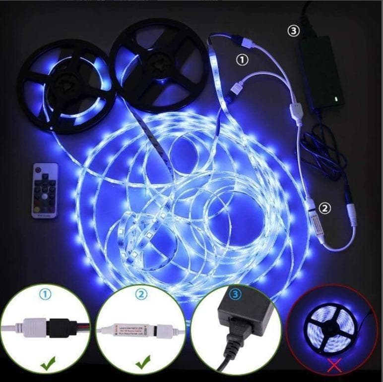 ❤超高輝度LED300連のビッグサイズ❤多彩な点灯パターンLEDテープライト