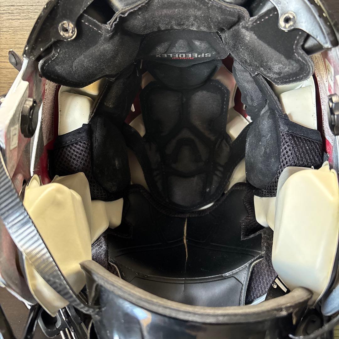 Riddell“speed flex”fleekミラーシールド付 Lサイズ