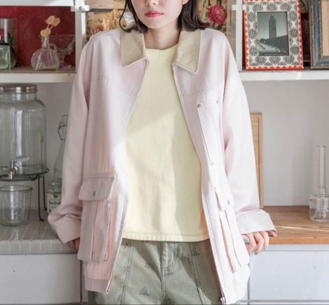 niko and ヴィンテージ配色ワークジャケット