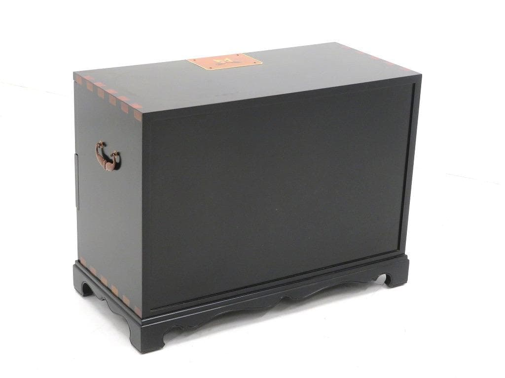 展示品　唐木細工　象嵌細工　バンダジ　李朝　チェスト　箪笥　タンス　伝統工芸