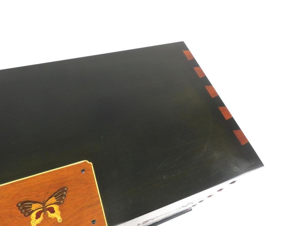 展示品　唐木細工　象嵌細工　バンダジ　李朝　チェスト　箪笥　タンス　伝統工芸