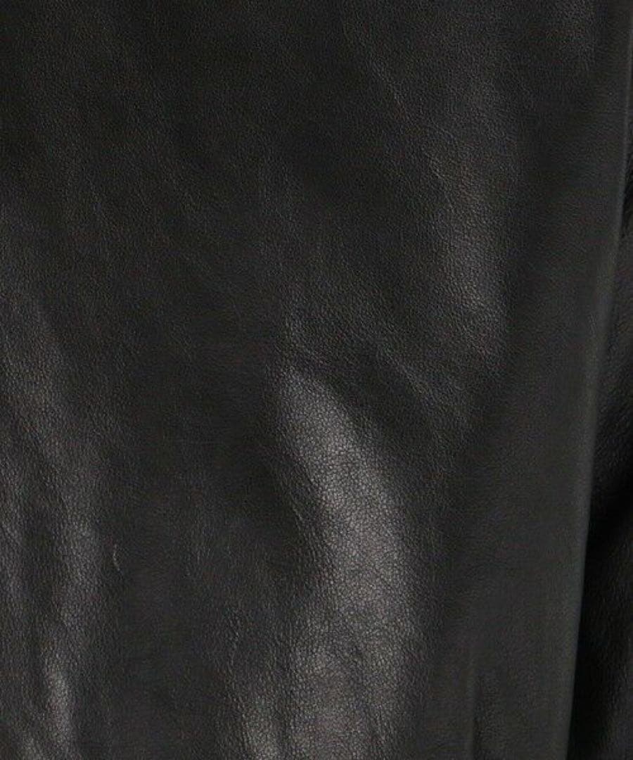 専用トゥモローランド　ラムレザーノーカラージャケット36