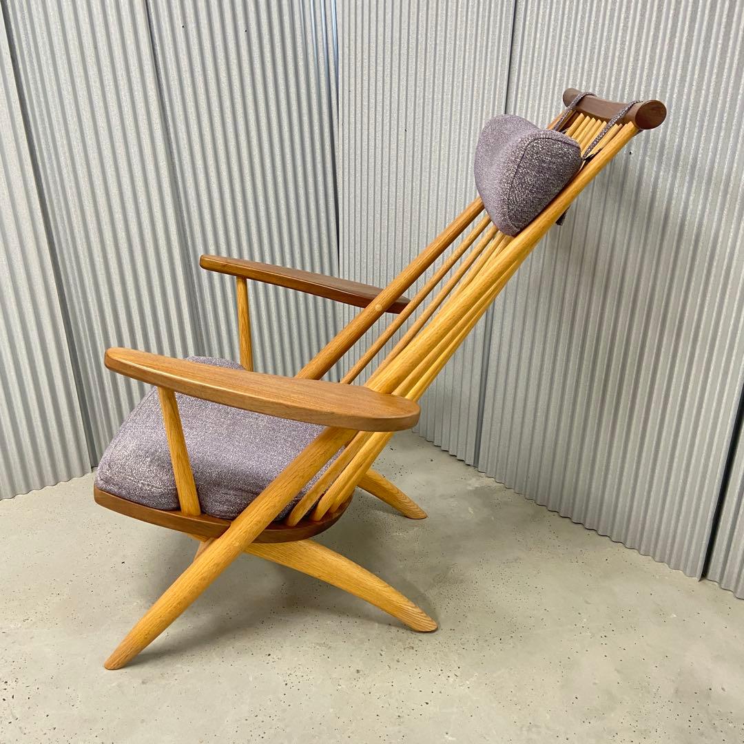 柏木工（KASHIWA）シビルイージーチェア CC54K9 飛騨家具　①