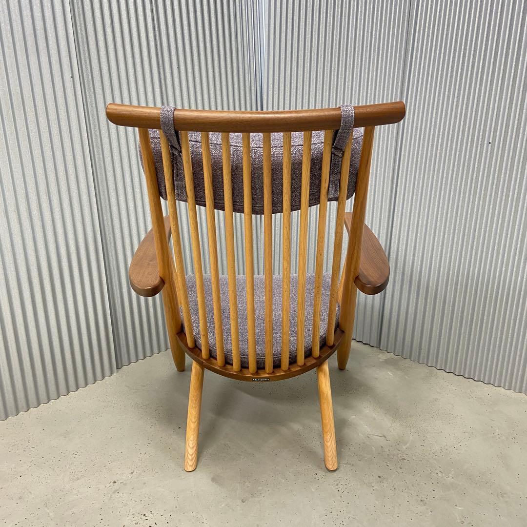 柏木工（KASHIWA）シビルイージーチェア CC54K9 飛騨家具　①