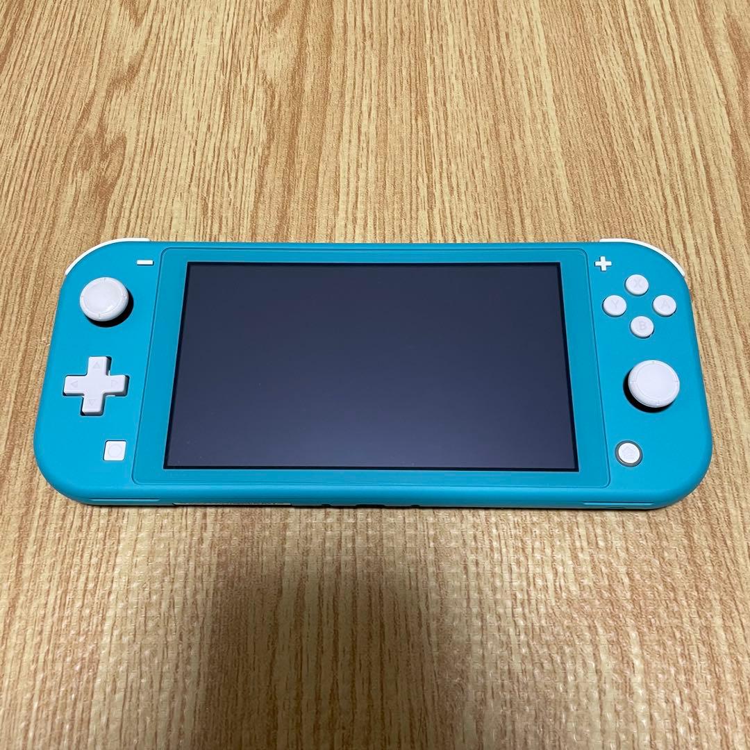 (初期化済) Nintendo Switch Lite ターコイズ ケース付き