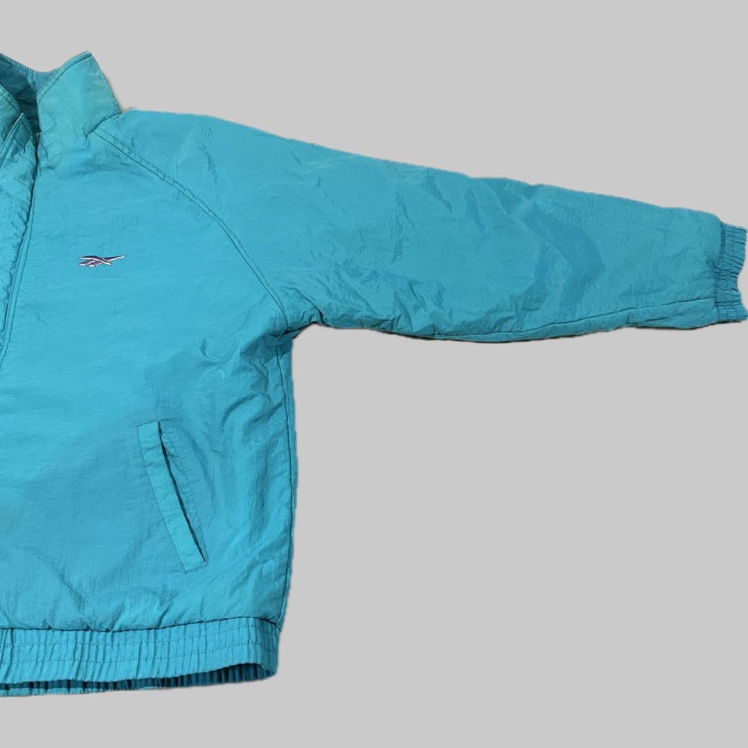 【リバーシブル】90sリーボックNBA シャーロット・ホーネッツ中綿JKT/L