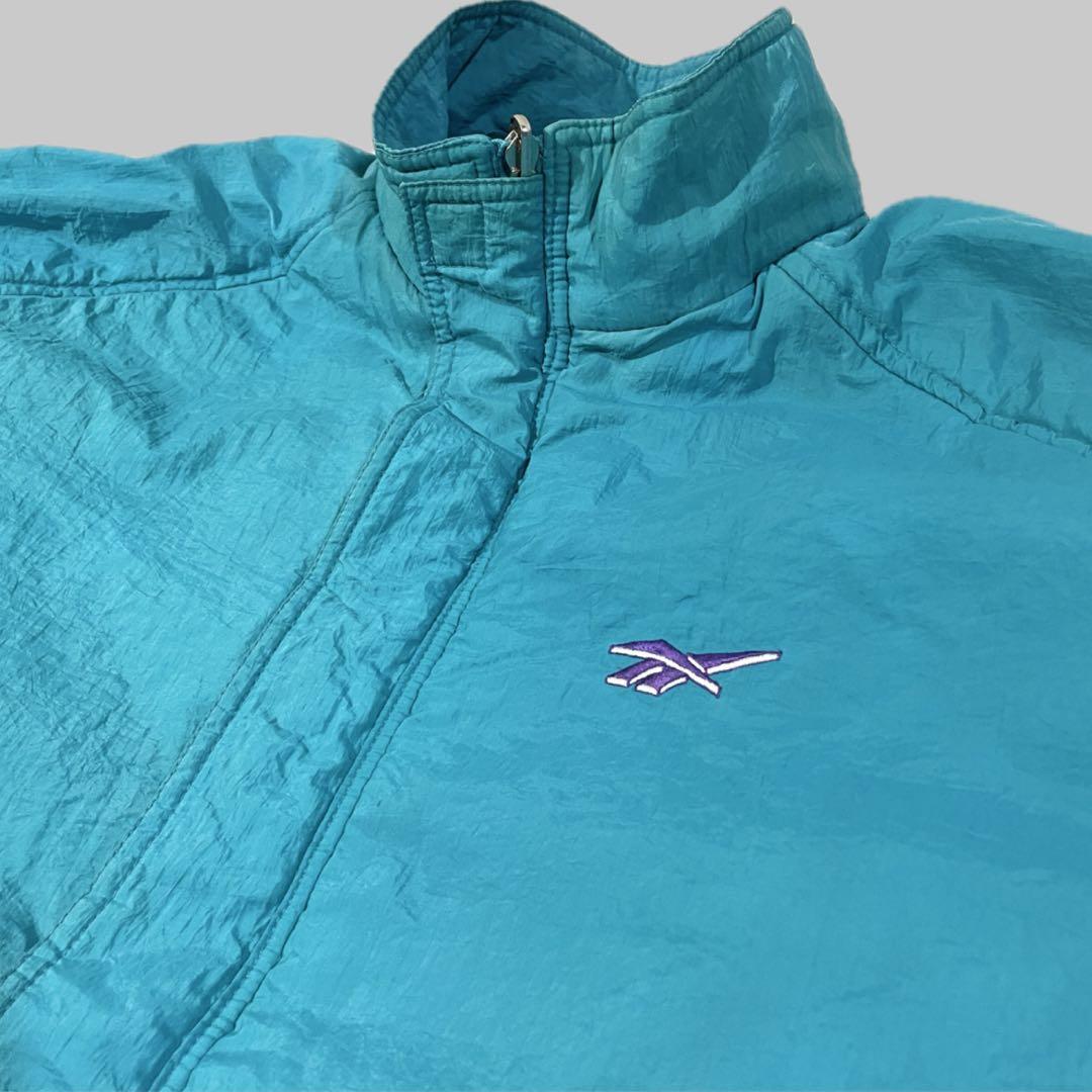 【リバーシブル】90sリーボックNBA シャーロット・ホーネッツ中綿JKT/L