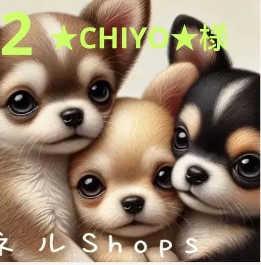 ご確認用　すあま様パネル　わんこ柄12/3 ハンドメイド　ハンカチ