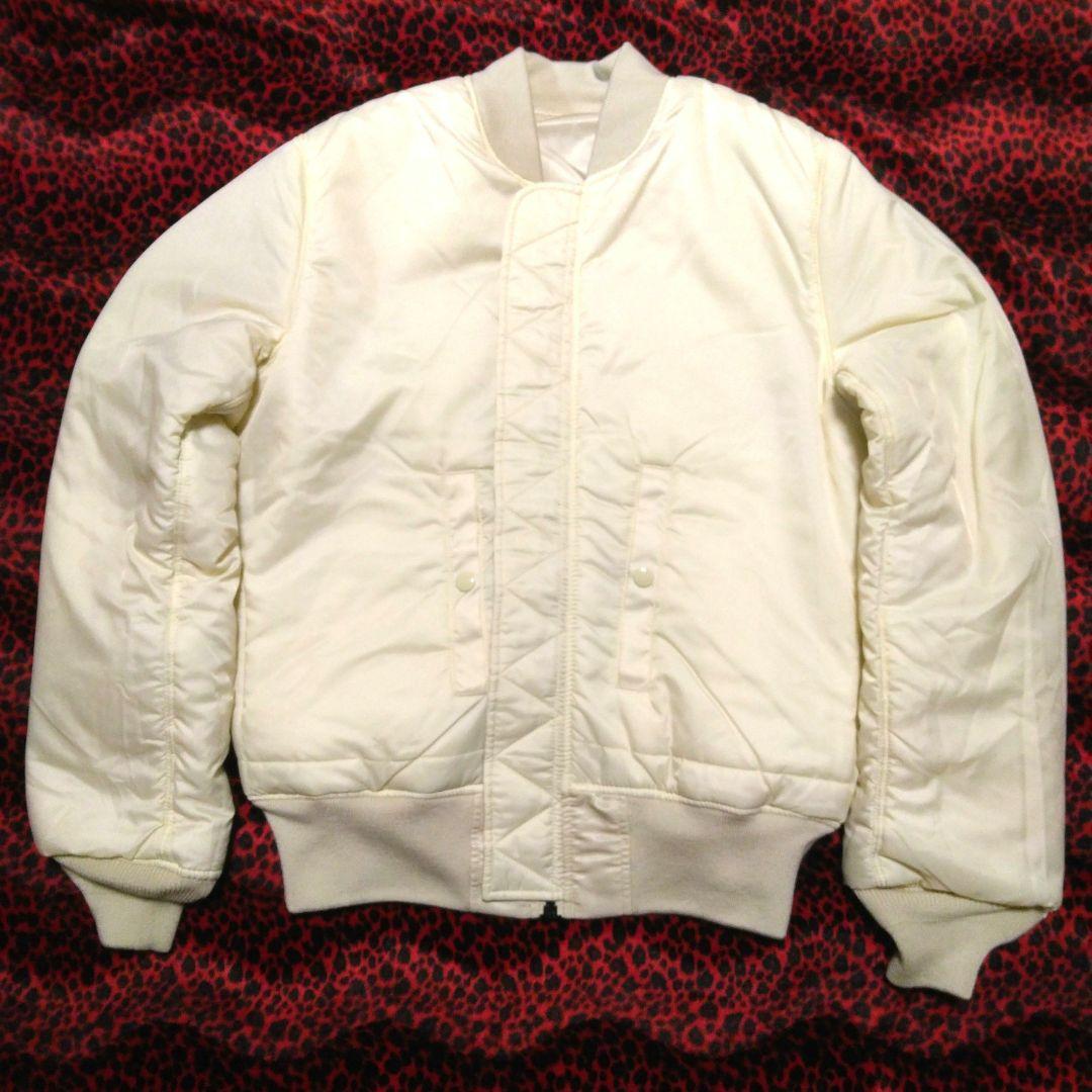 アルファインダストリーズ MA-1 白 2WAY フライトジャケット M Y2k