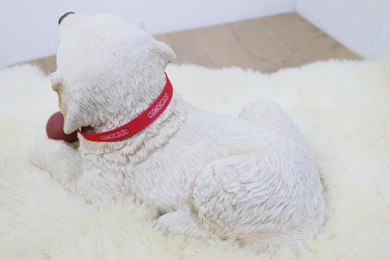 \"飼い主さん\"募集中【犬/ゴールデンレトリバー仔犬】置物◆サンディキャスト