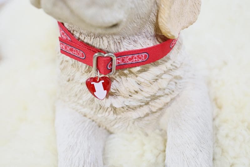 \"飼い主さん\"募集中【犬/ゴールデンレトリバー仔犬】置物◆サンディキャスト