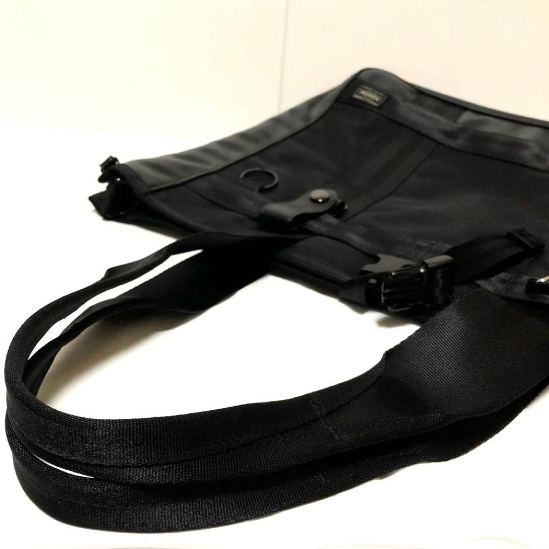 新品同様✨ポーター ヒート トートバッグ A4可 2way ブラック 吉田カバン