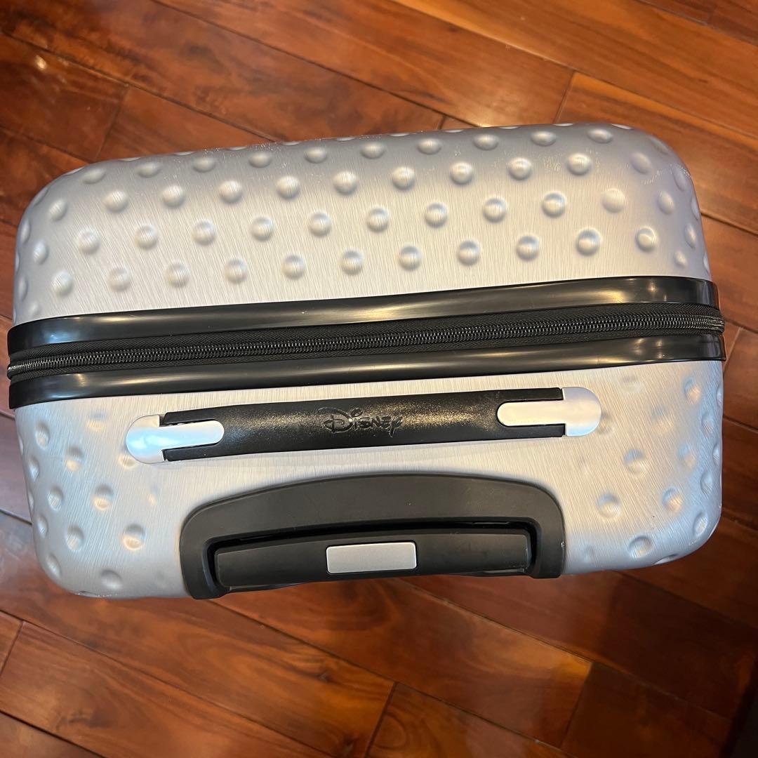 【アメリカ購入】ミッキーマウスキャリーケーススーツケースシルバーディズニー