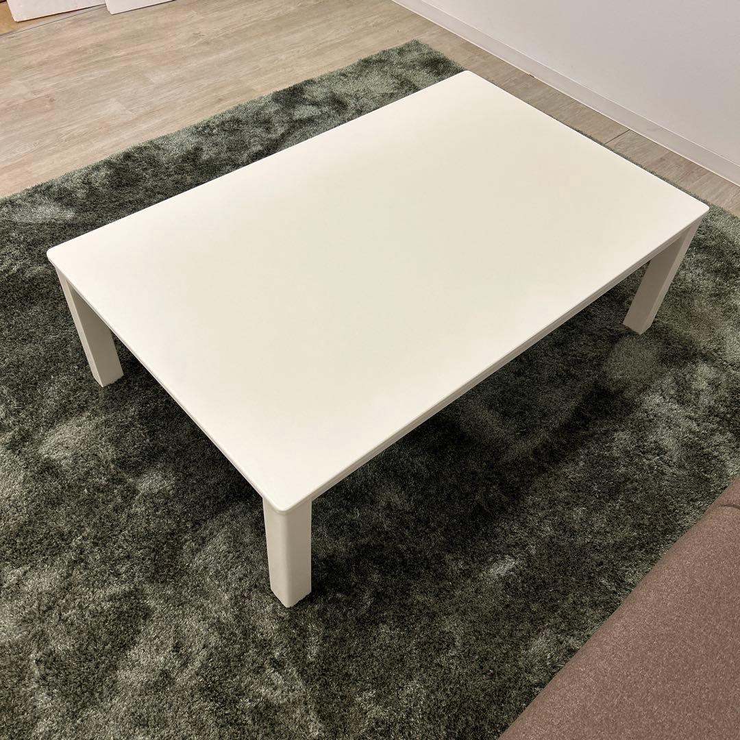 アウトレット★白い家具調こたつ コタツテーブル120cm シンプルモダン 北欧風