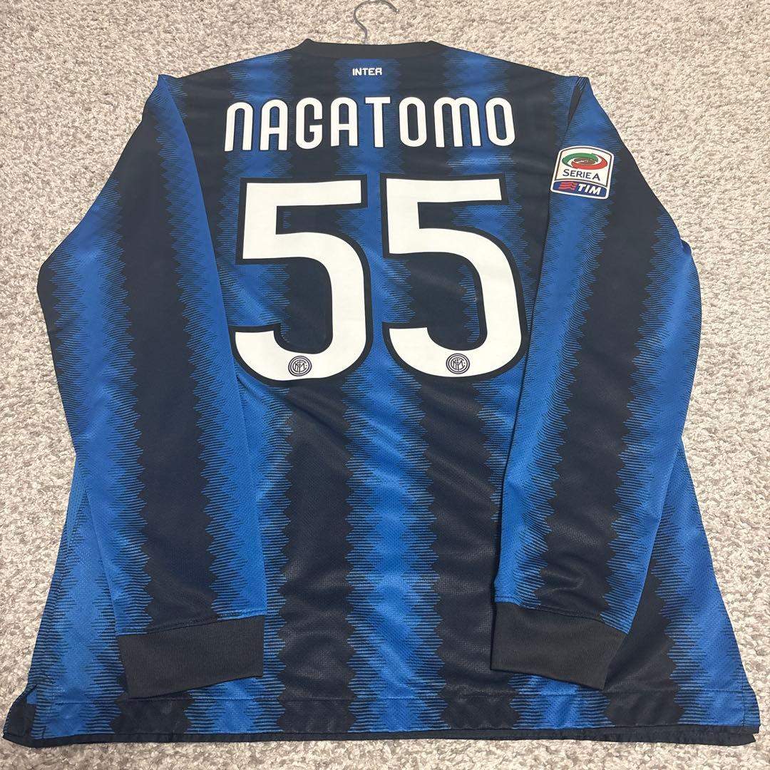 【激レア】長友 #55 インテル 2010-11 ホームユニフォーム 長袖