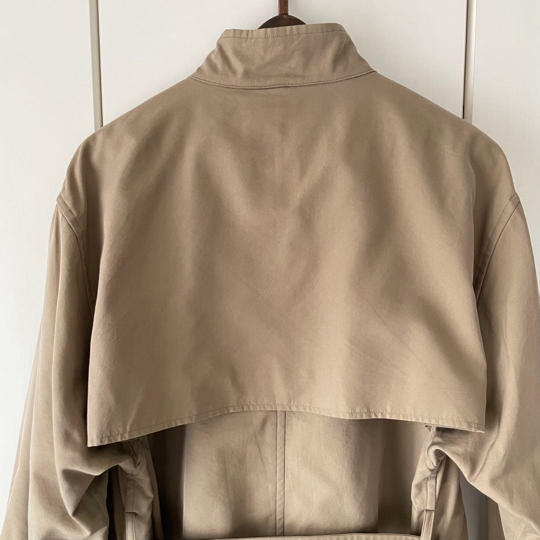 オーラリー　WASHED FINX CUPRO TWILL LONG COAT