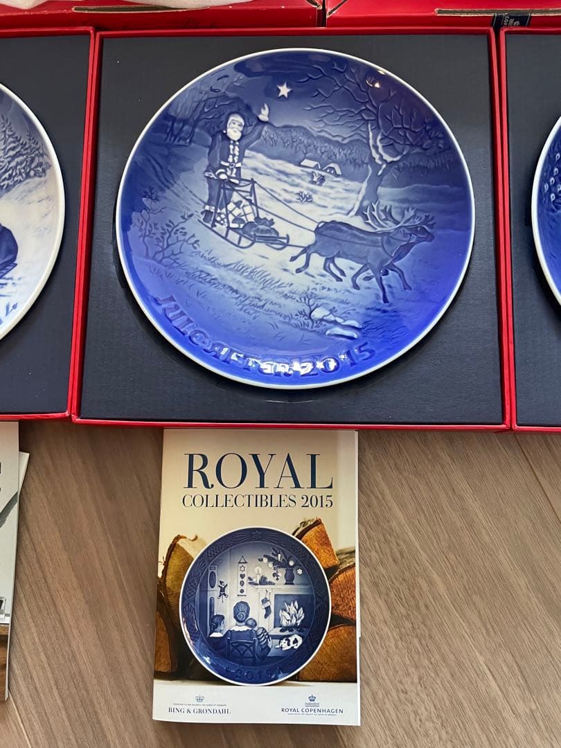Bing & Grøndahl クリスマスプレート 2010-2016年 7枚