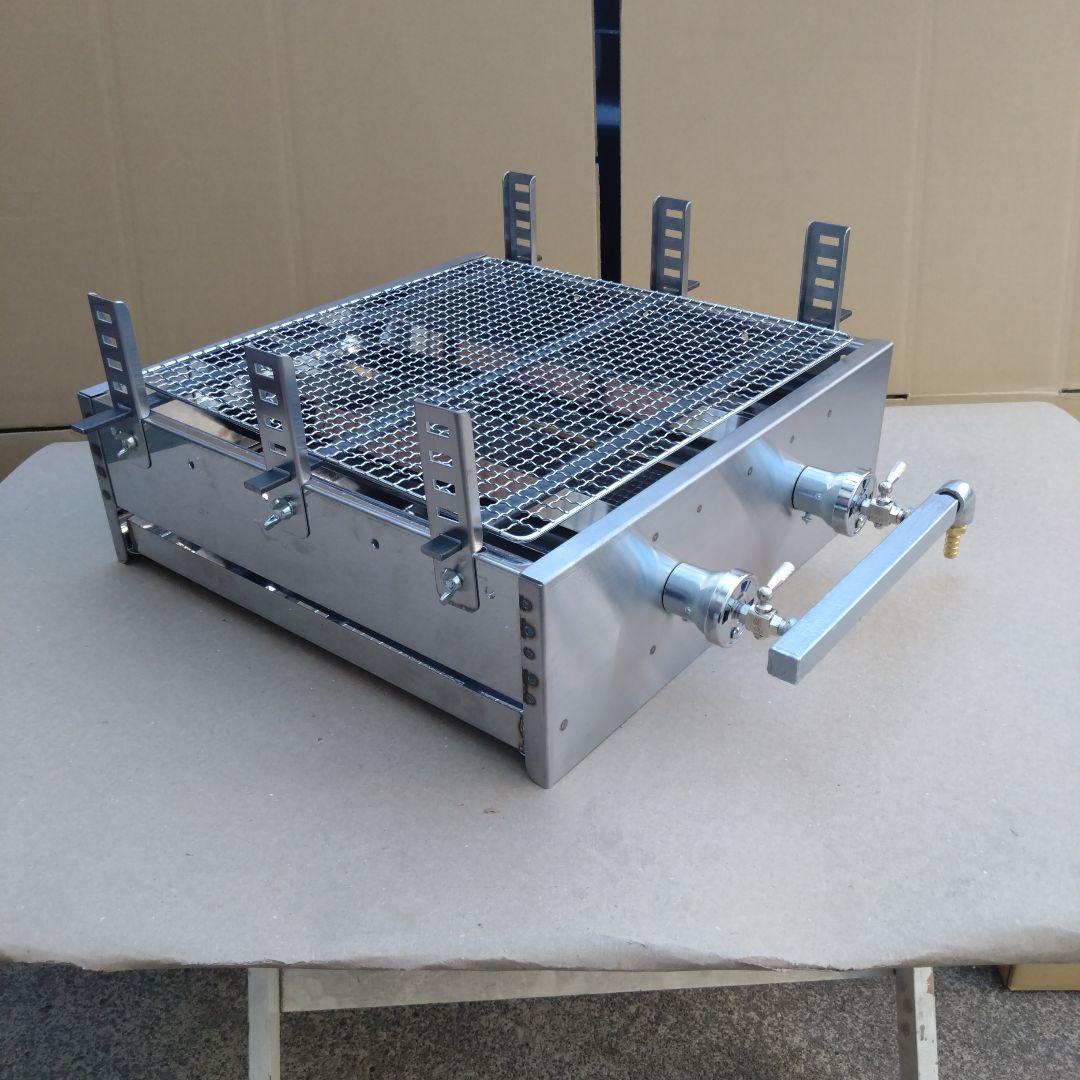 牡蠣小屋 魚介類 海鮮 焼き網 磯焼き ガスグリドル LP グリラー 幅45cm