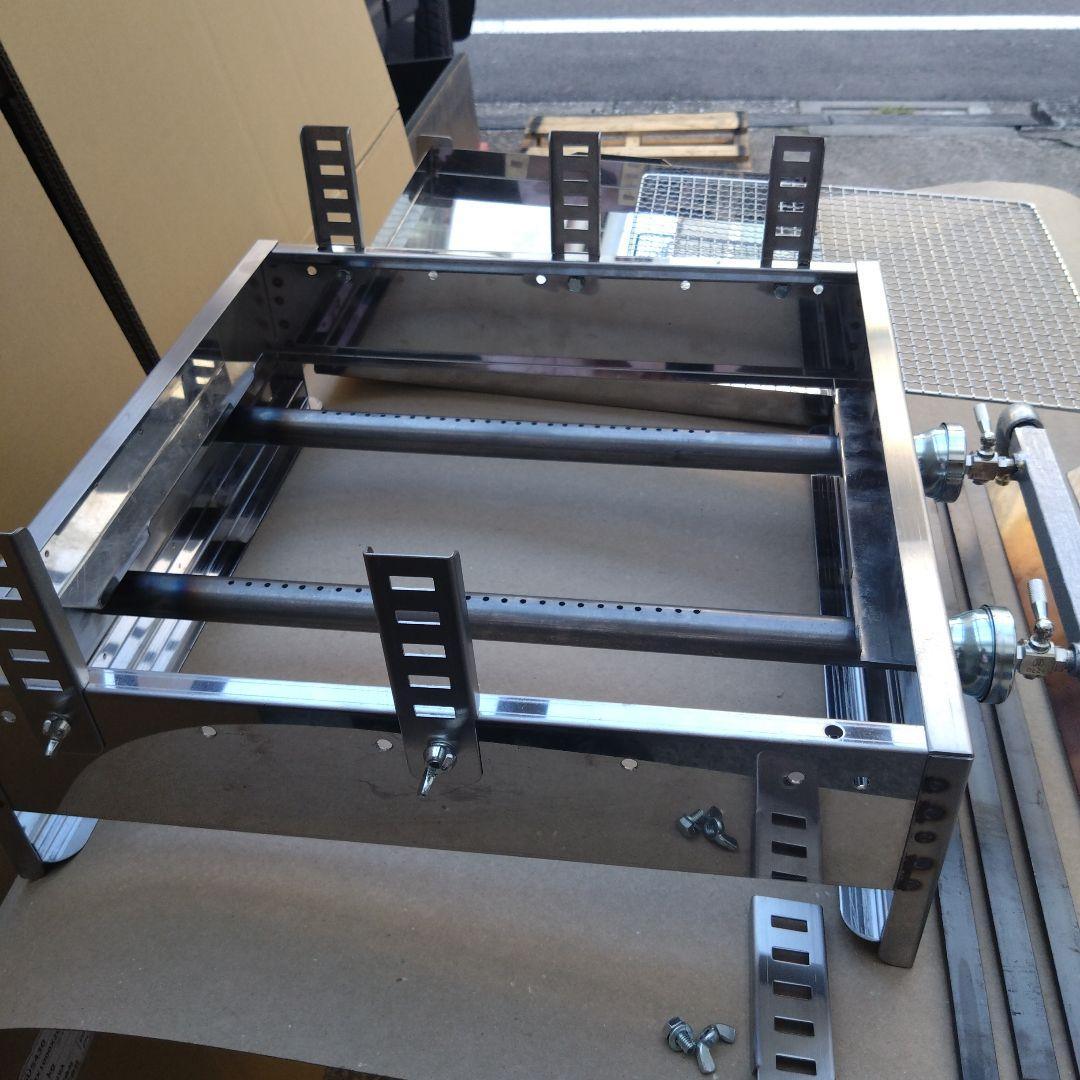 牡蠣小屋 魚介類 海鮮 焼き網 磯焼き ガスグリドル LP グリラー 幅45cm