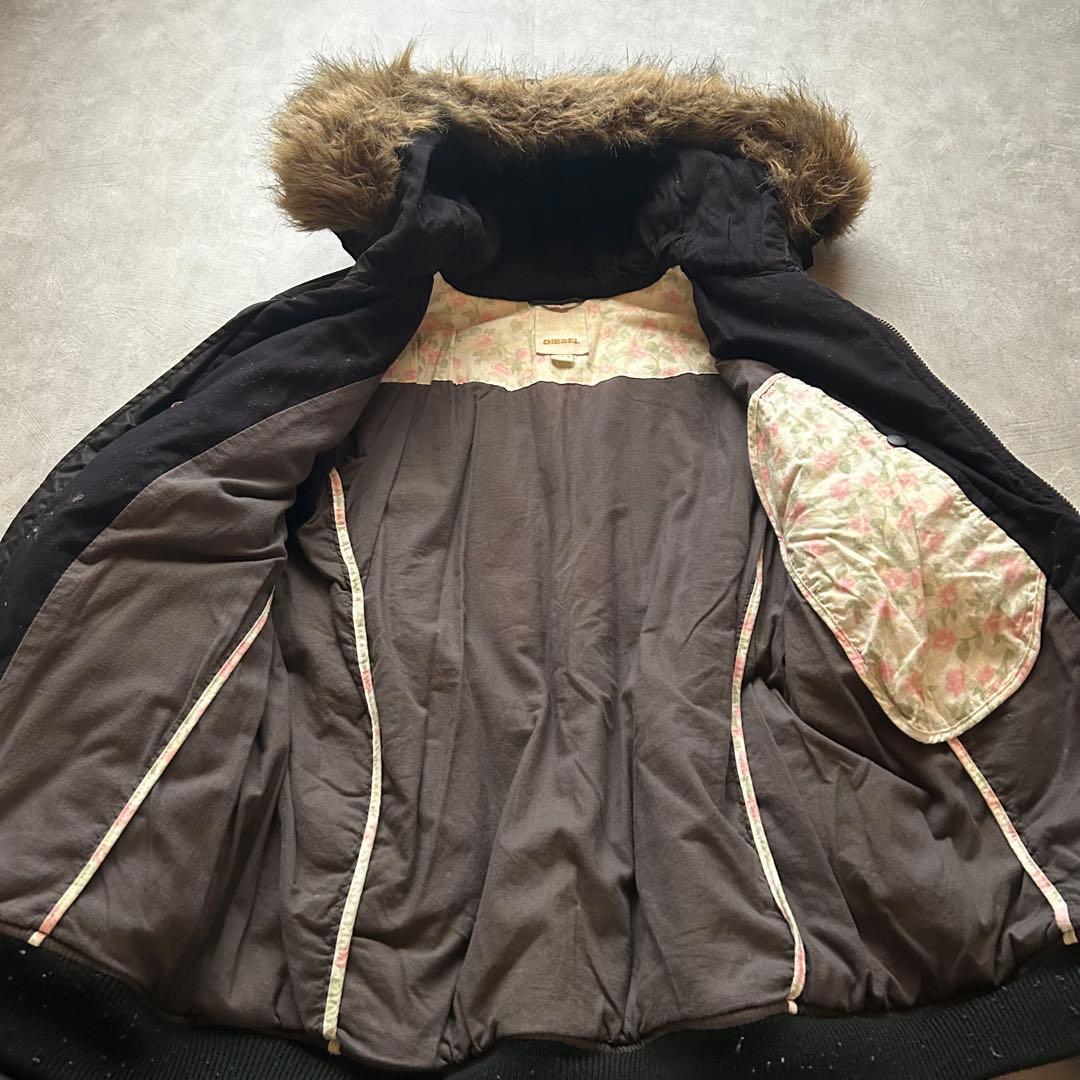 ジャケット・アウター grunge diesel bomber jacket y2k black