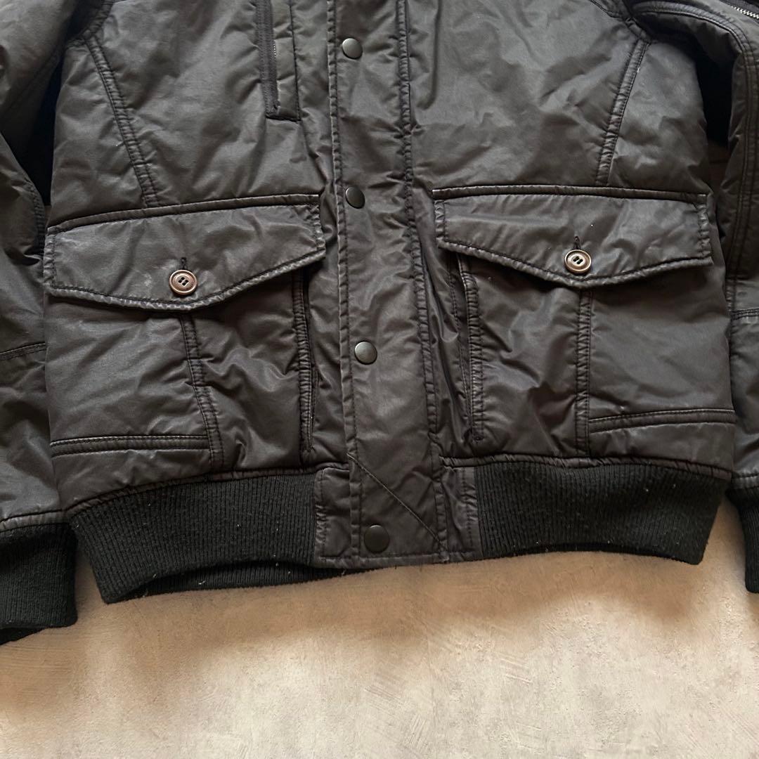 ジャケット・アウター grunge diesel bomber jacket y2k black