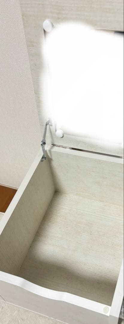 ニトリのドレッサーテーブル リズバレー9040Tホワイトウォッシュ