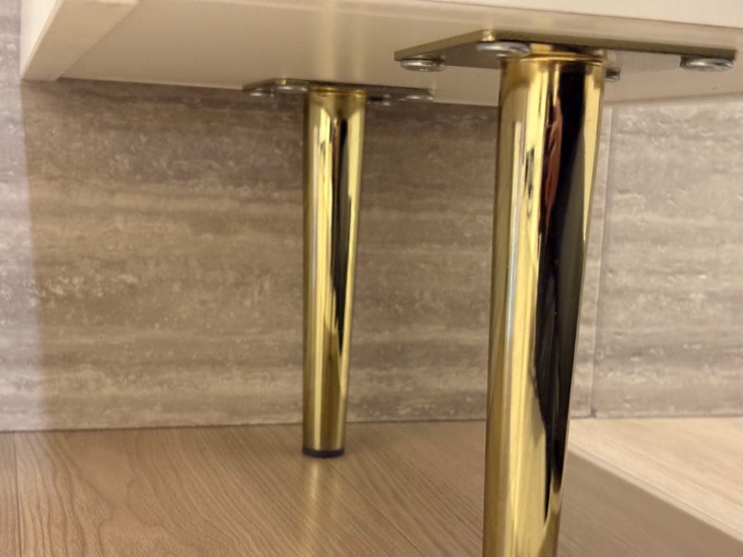 るる【Francfranc】エメラルド コスメドレッサー（ホワイト）