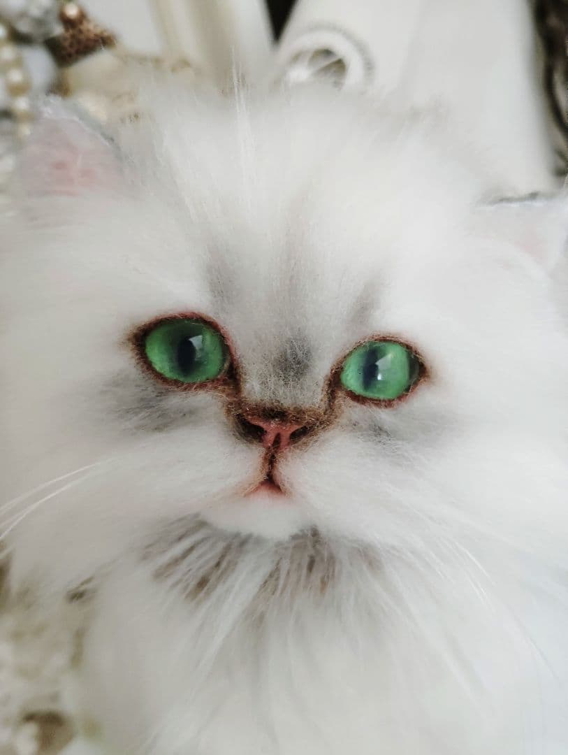 チンチラ子猫ちゃん♡美人ちゃん♡アートドール♡ぬいぐるみ♡