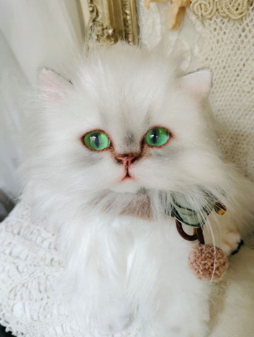 チンチラ子猫ちゃん♡美人ちゃん♡アートドール♡ぬいぐるみ♡