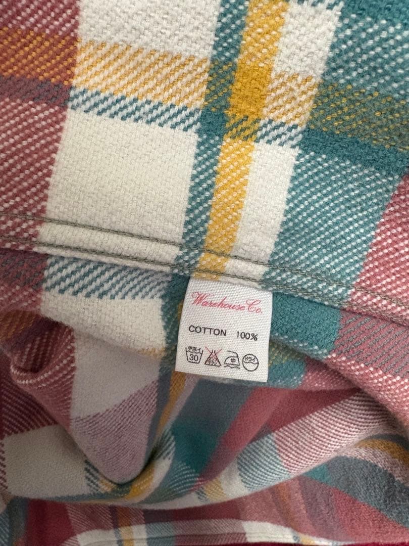 WAREHOUSE ネルシャツ XLサイズ ウェアハウス チェック柄