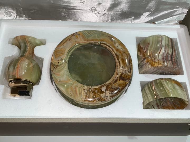 Noritake 卓上灰皿セット アンティーク 収納箱付き