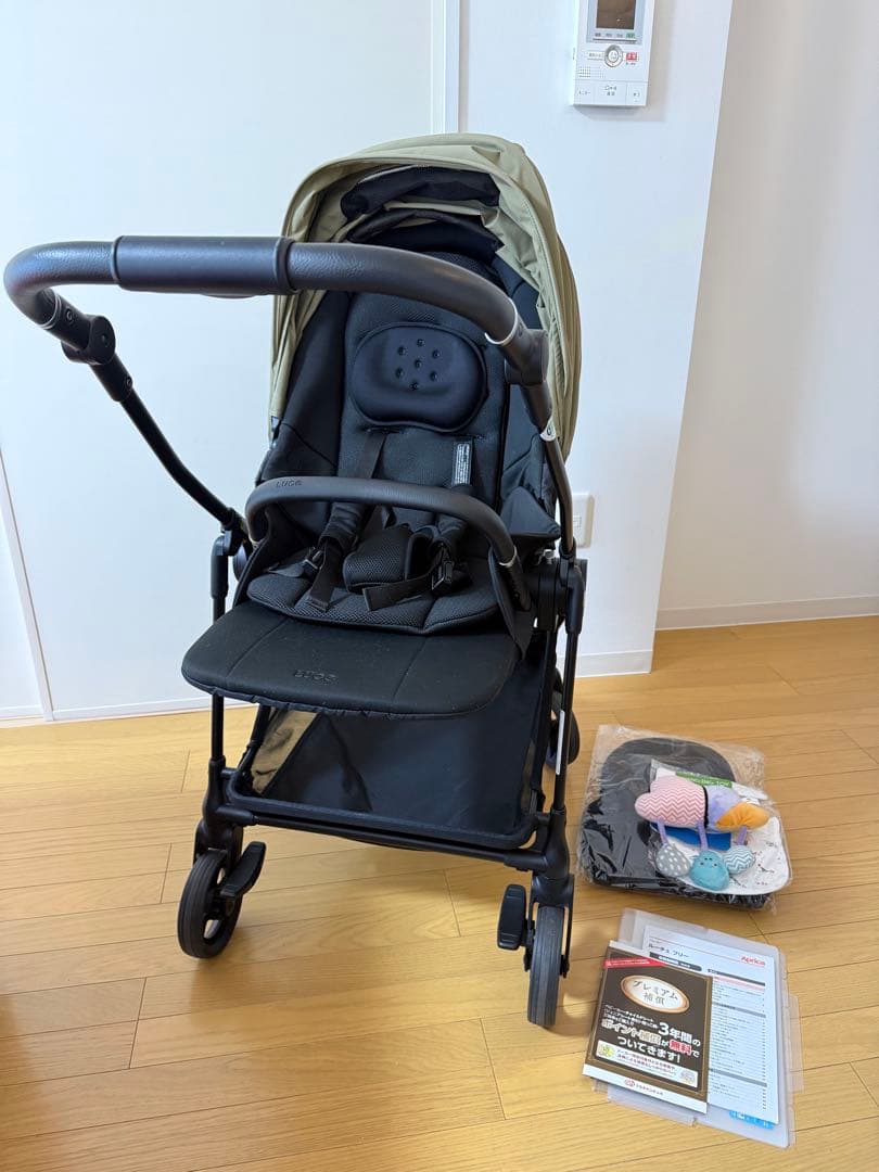 【toto専用】Aprica アップリカ ルーチェ フリーAB カーキベビーカー