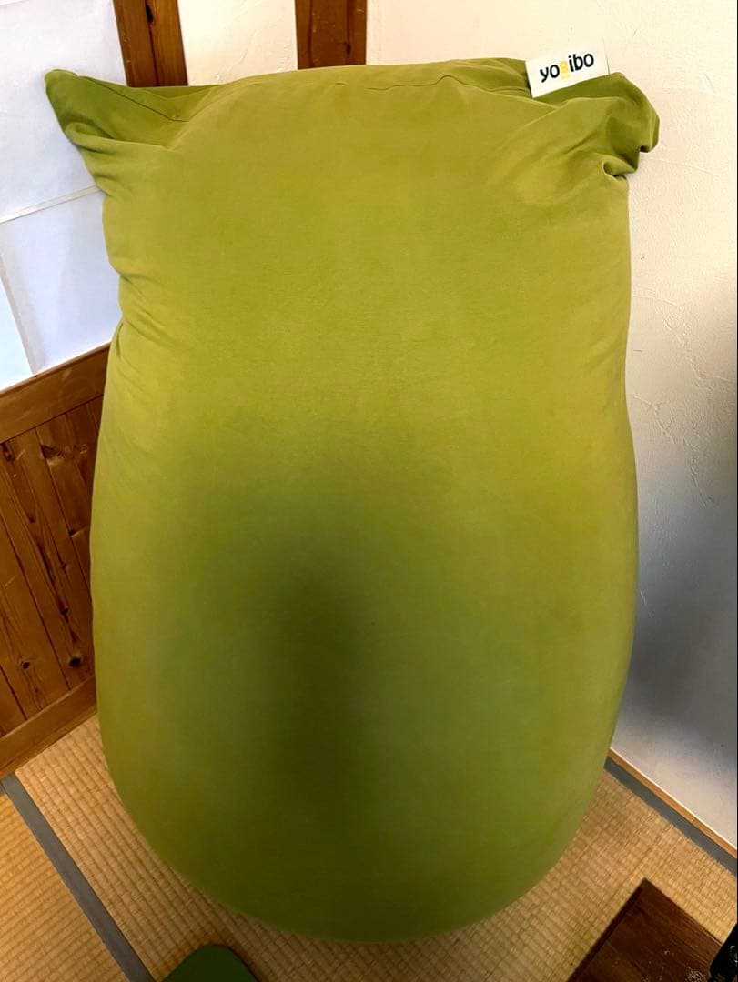 Yogibo max 追加ビーズ3kg補充　ライムグリーン　ヨギボーマックス