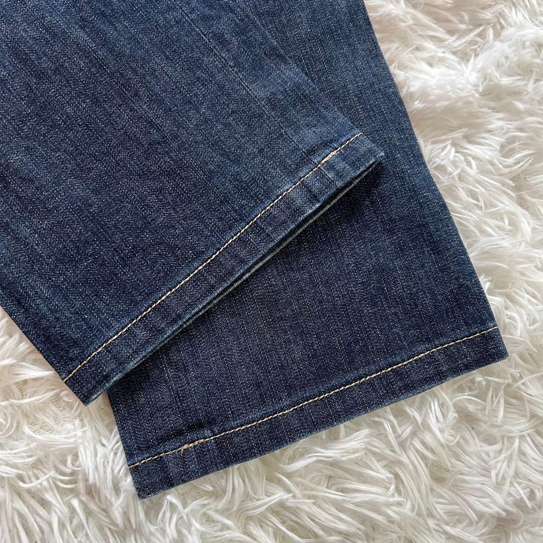 vintage courreges denim pants バックロゴ　希少