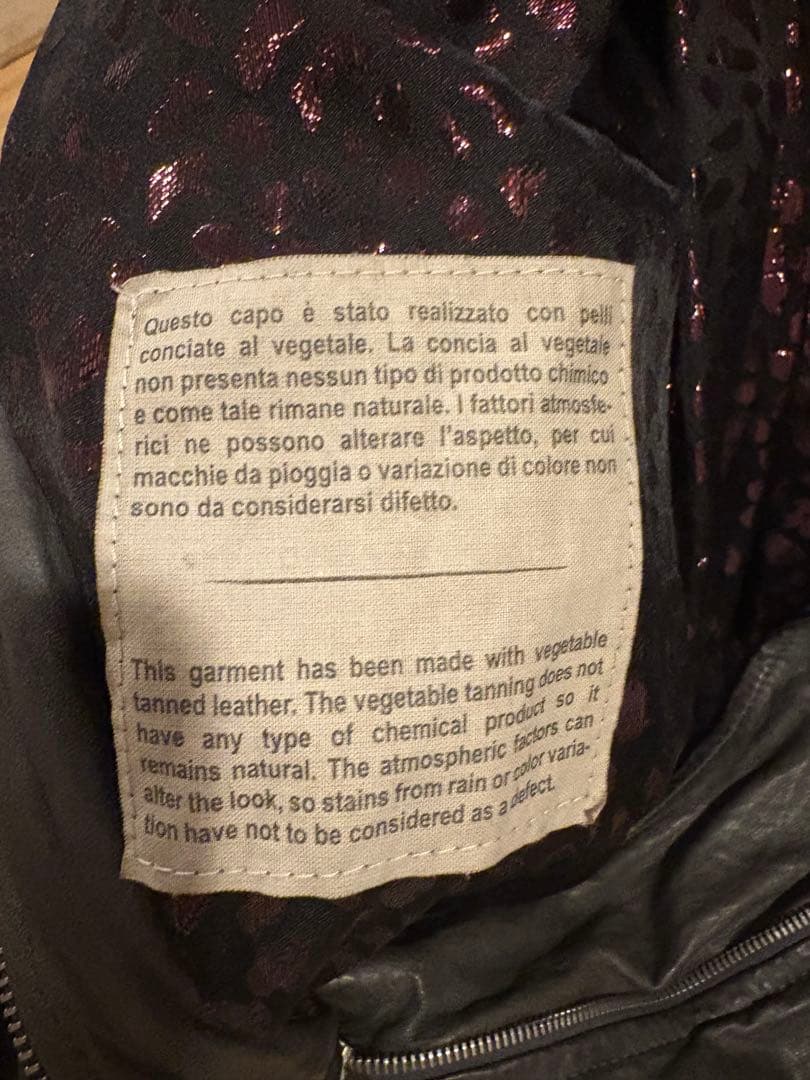 Y*様 ジョルジオブラット GIORGIO BRATO レザージャケット レディ