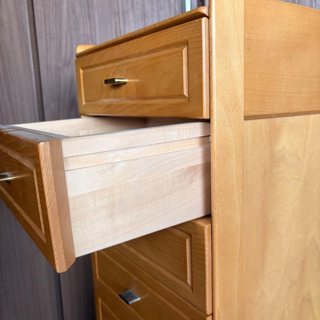 Karimoku カリモク チェスト オールド家具 引出し7段 木製　引き出し