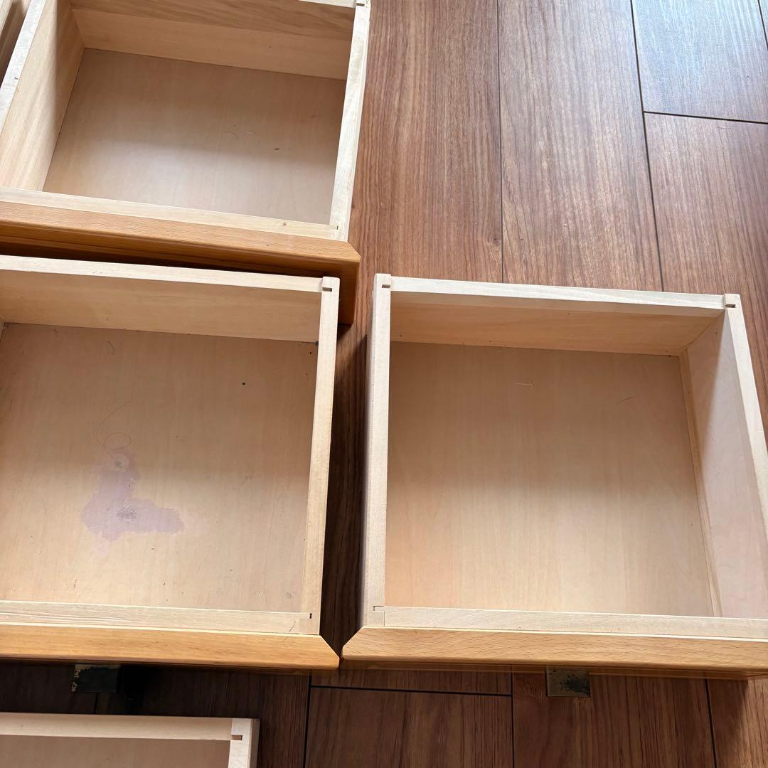 Karimoku カリモク チェスト オールド家具 引出し7段 木製　引き出し
