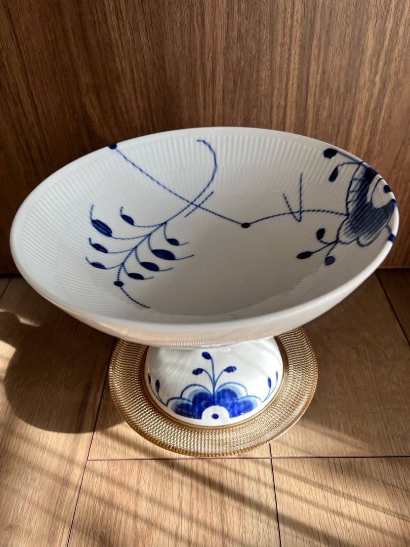 ロイヤルコペンハーゲン ブルーフルーテッドメガ　 コンポート