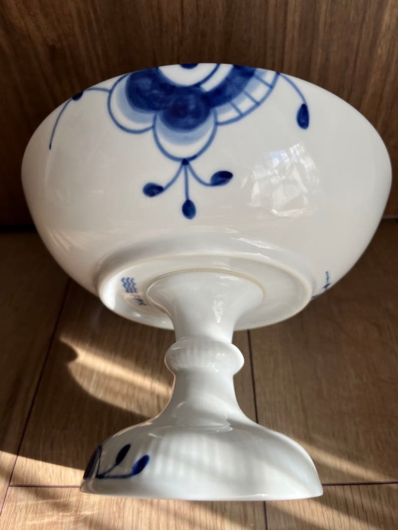 ロイヤルコペンハーゲン ブルーフルーテッドメガ　 コンポート