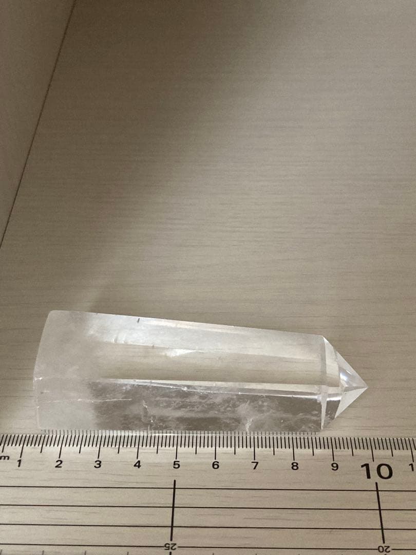 エンジェルラダークォーツ　天然水晶ポイント　原石　鉱物　置物パワーストーン