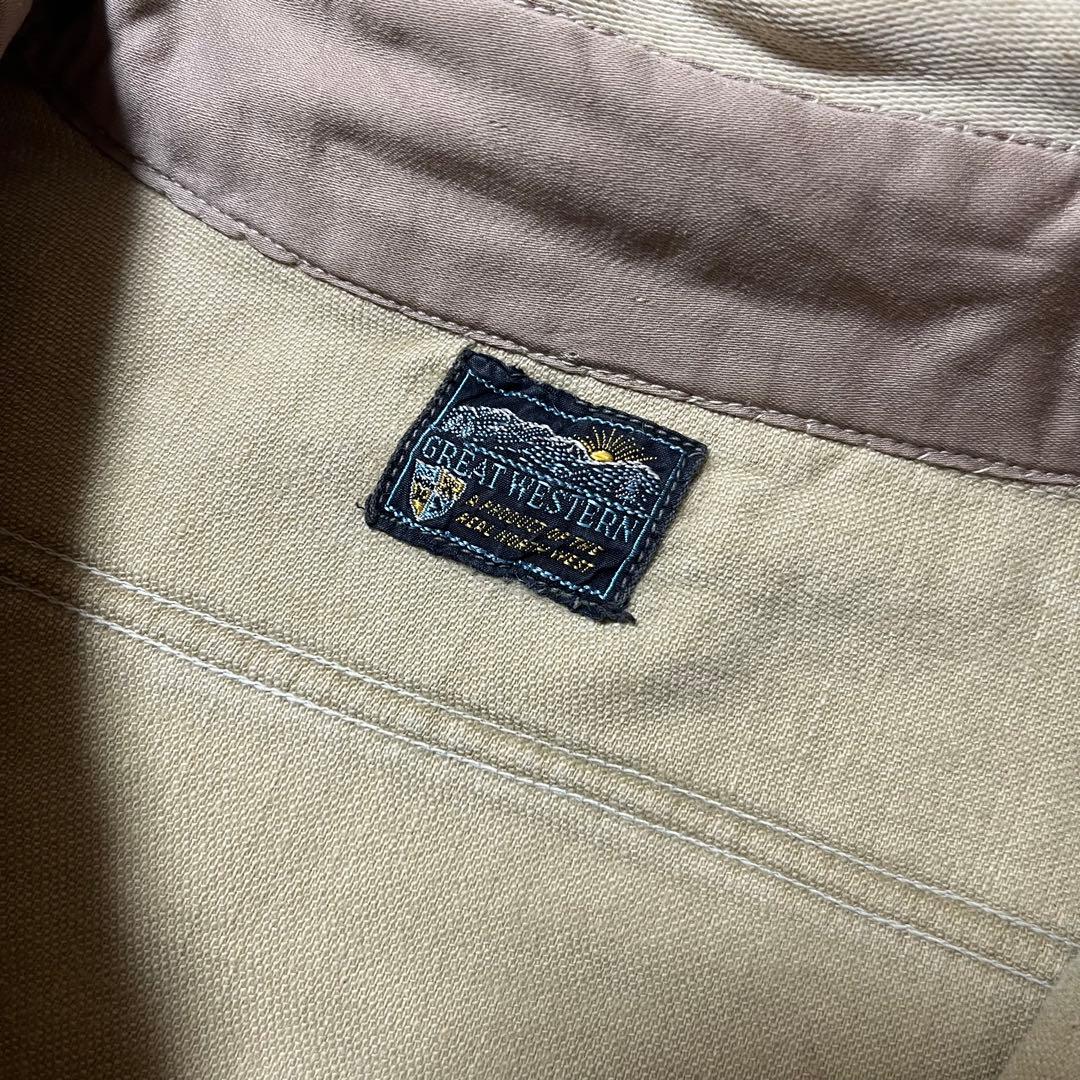 30〜40s Great western pullover shirt boro