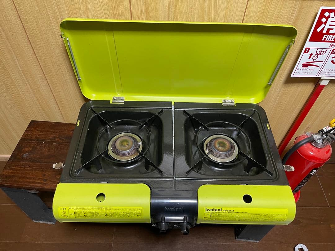 iwatani フラットツイン ツーバーナーコンロ