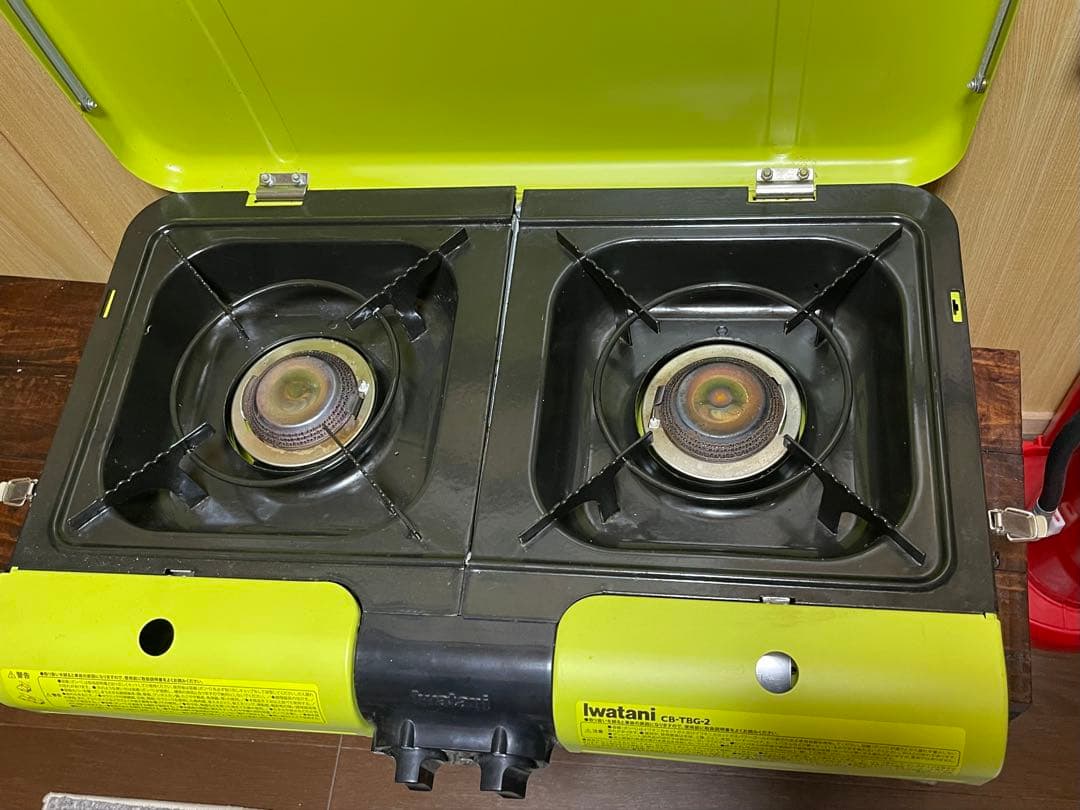 iwatani フラットツイン ツーバーナーコンロ