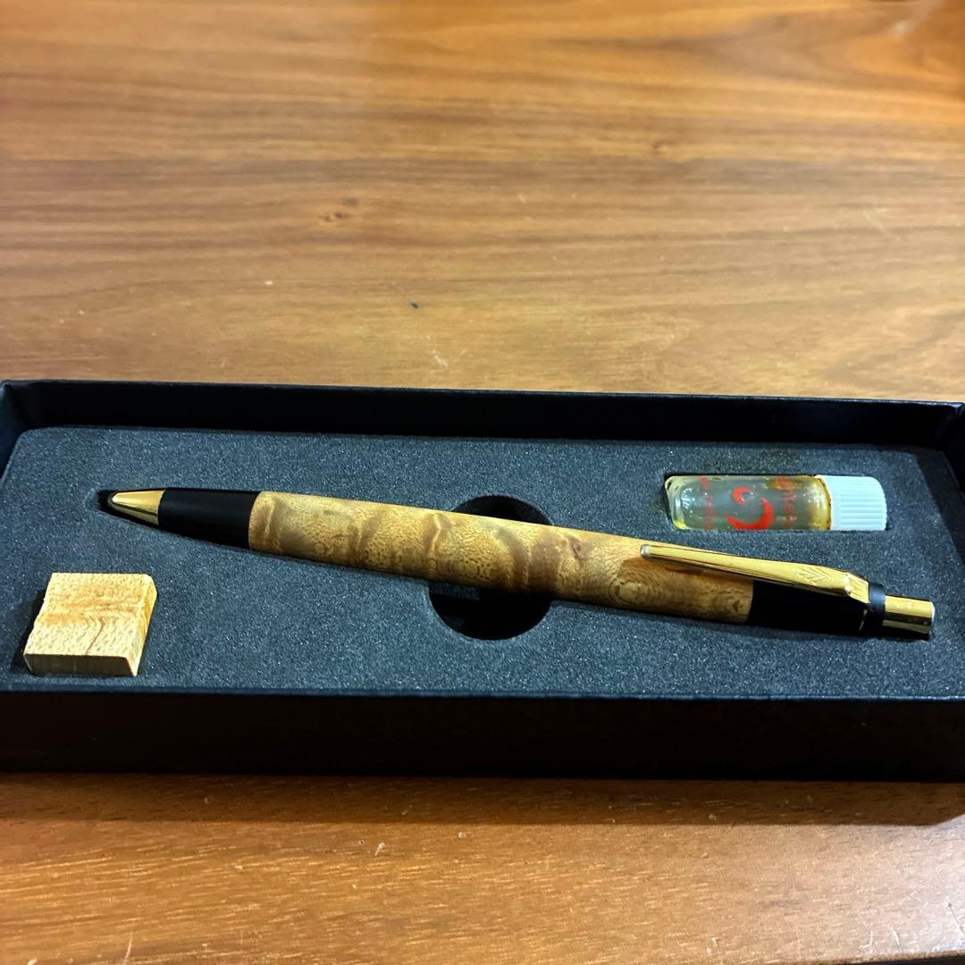 野原工芸　新型シャープペンシル　 限定木種バーズアイメープル