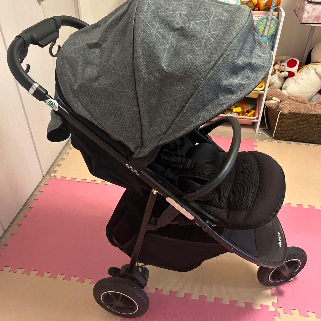 Aprica ベビーカー スムーヴプレミアム　グレー